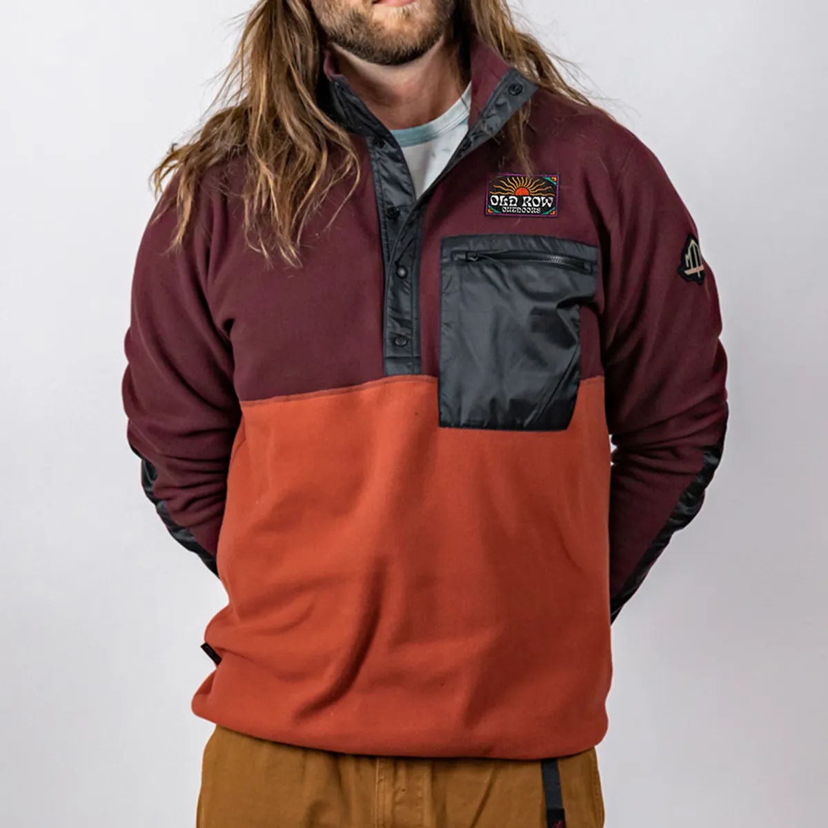 Old Row Outdoors Premium Fleece Snap Pullover