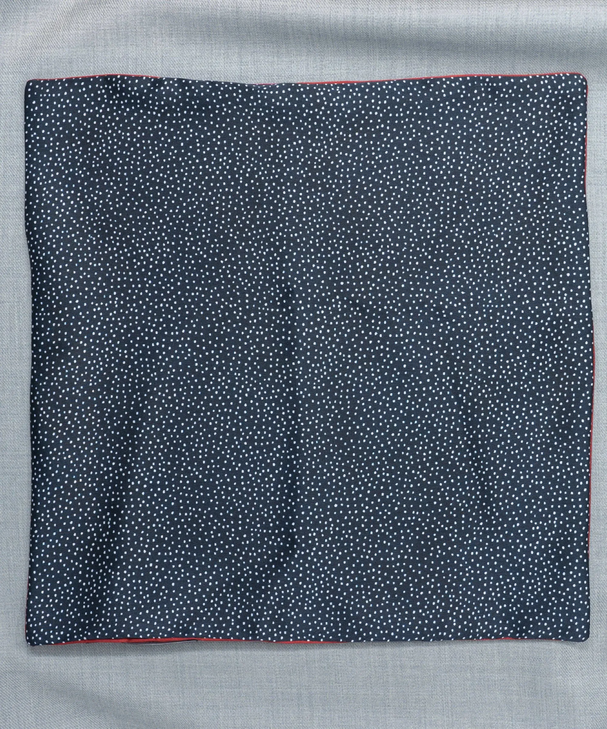 Old School Polka Dot Blue Pocket Square