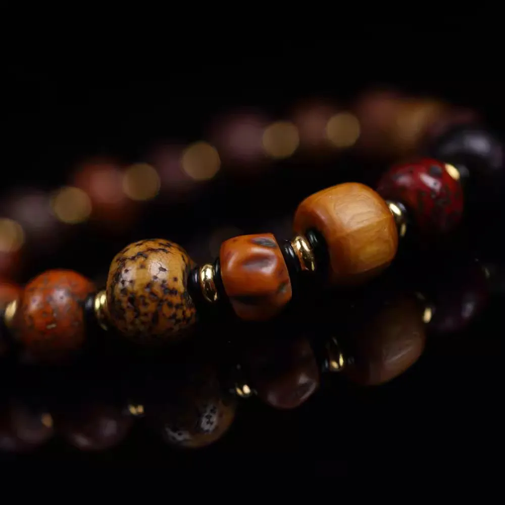 Old Tibetan Spiritual Seeds Wrist Mala