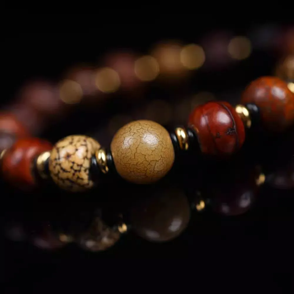 Old Tibetan Spiritual Seeds Wrist Mala