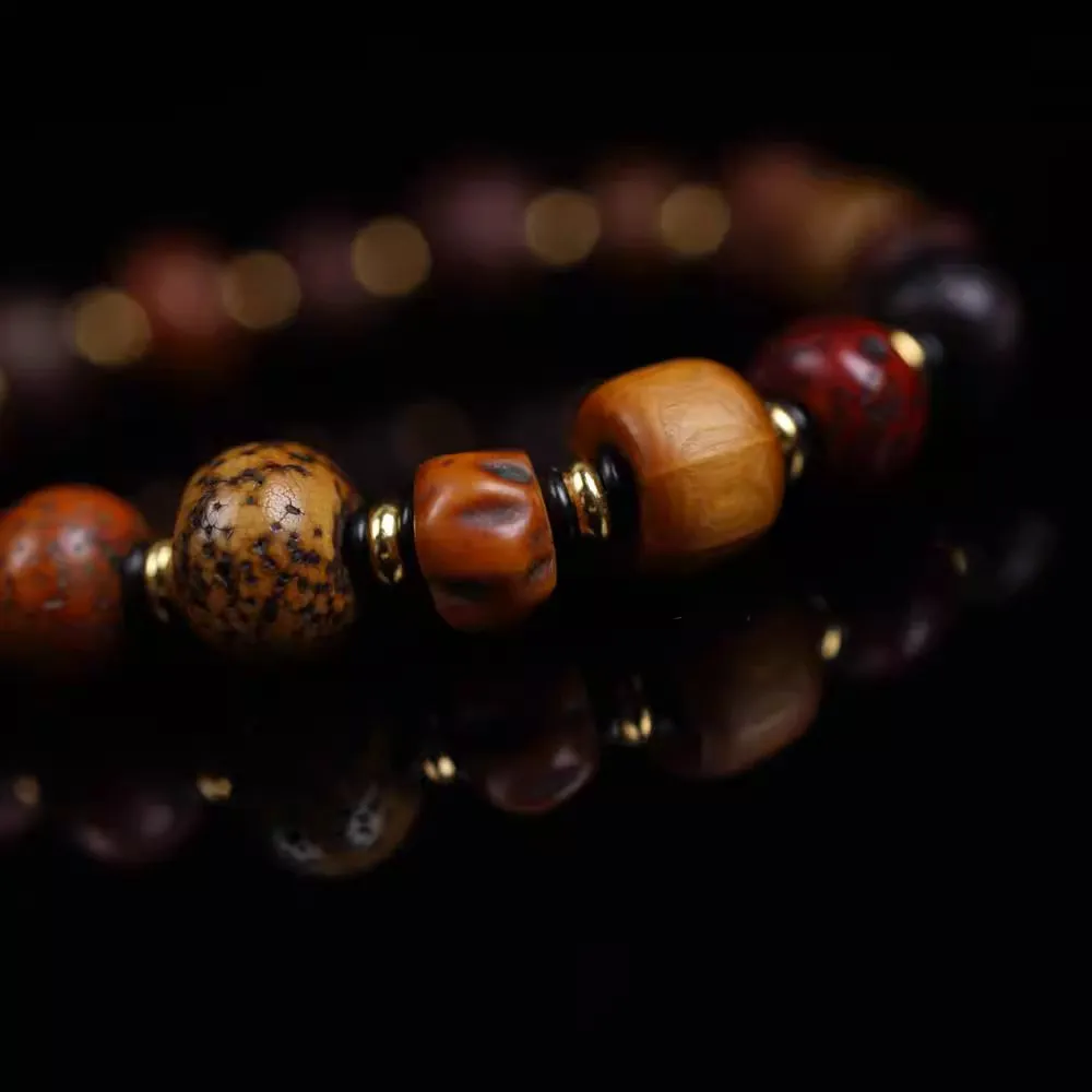 Old Tibetan Spiritual Seeds Wrist Mala