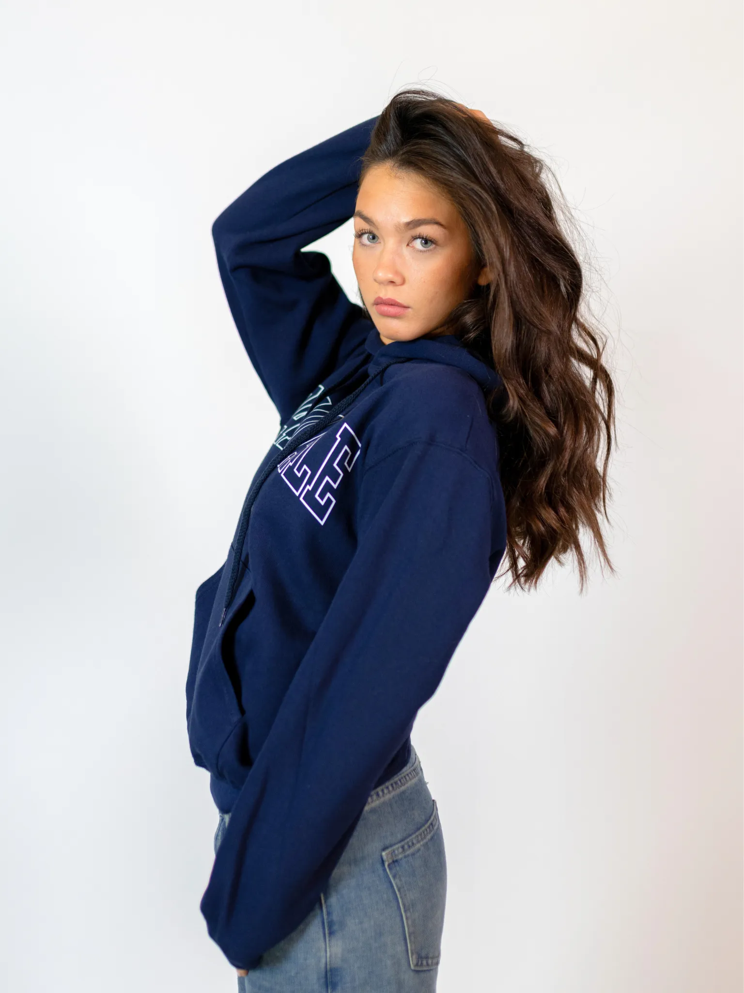 PALMDALE HOODIE  - NAVY