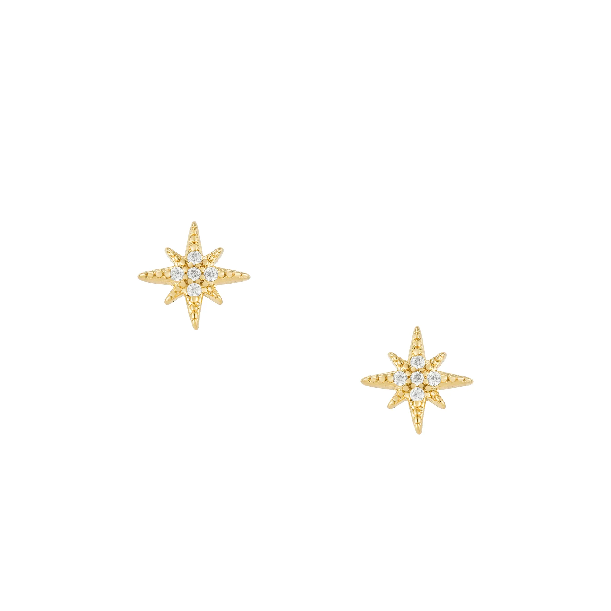 Petite North Star Studs