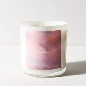 Puff Luxury Candle with Clouds and Powder