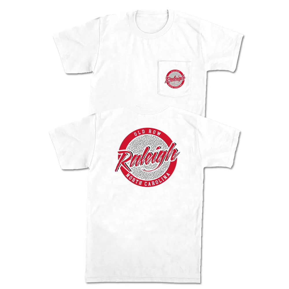 Raleigh, North Carolina Circle Logo Pocket Tee