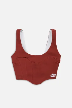 Rework Nike Sweatshirt Bustier - XS