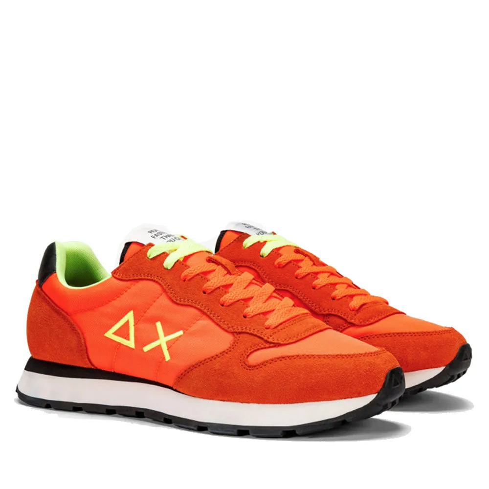 Scarpe Uomo Sun68 Sneakers Tom Solid Arancio Fluo - Z34101