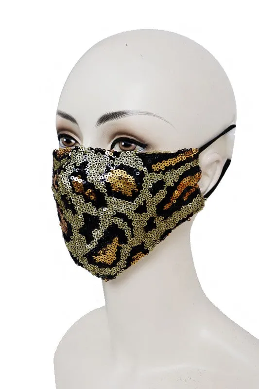 Sequin Face Mask