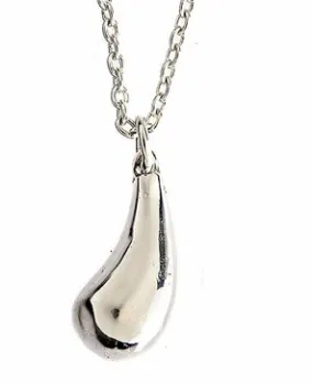 Sterling Silver Teardrop Pendant Necklace by Sterling Forever