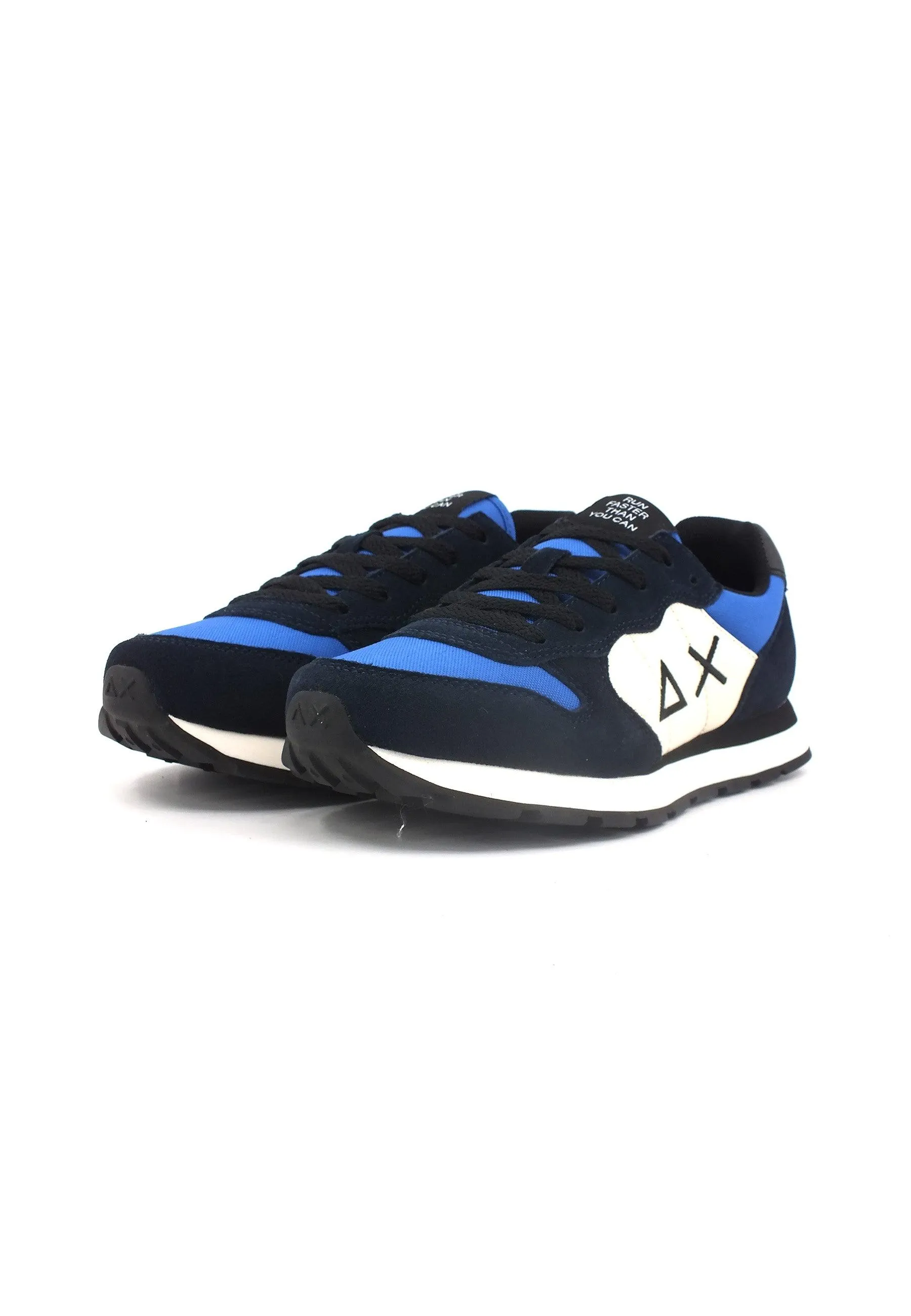 SUN68 Boy's Tom Color Sneaker Bimbo Navy Blue Z43307T