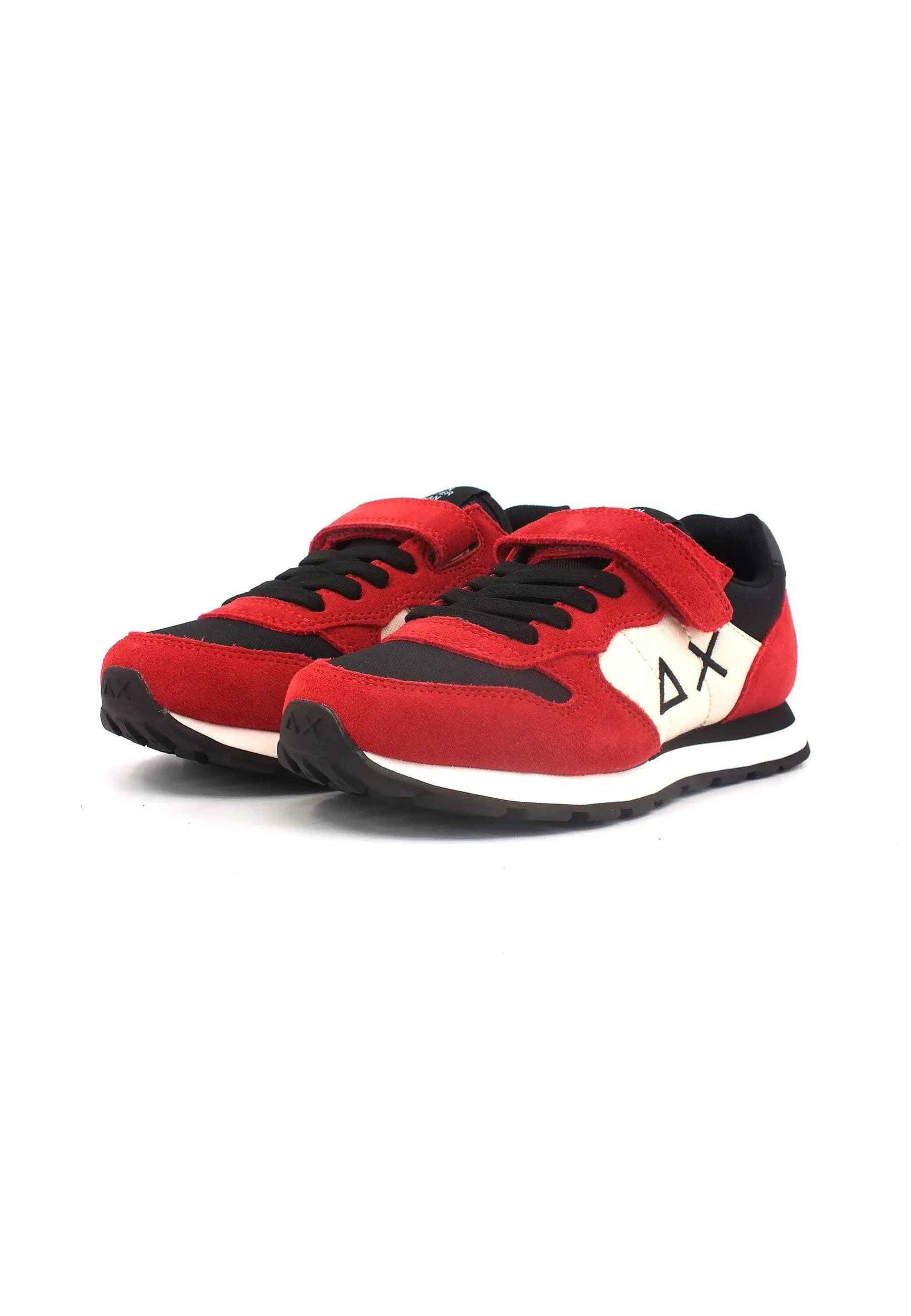 SUN68 Boy's Tom Color Sneaker Bimbo Rosso Z43307K