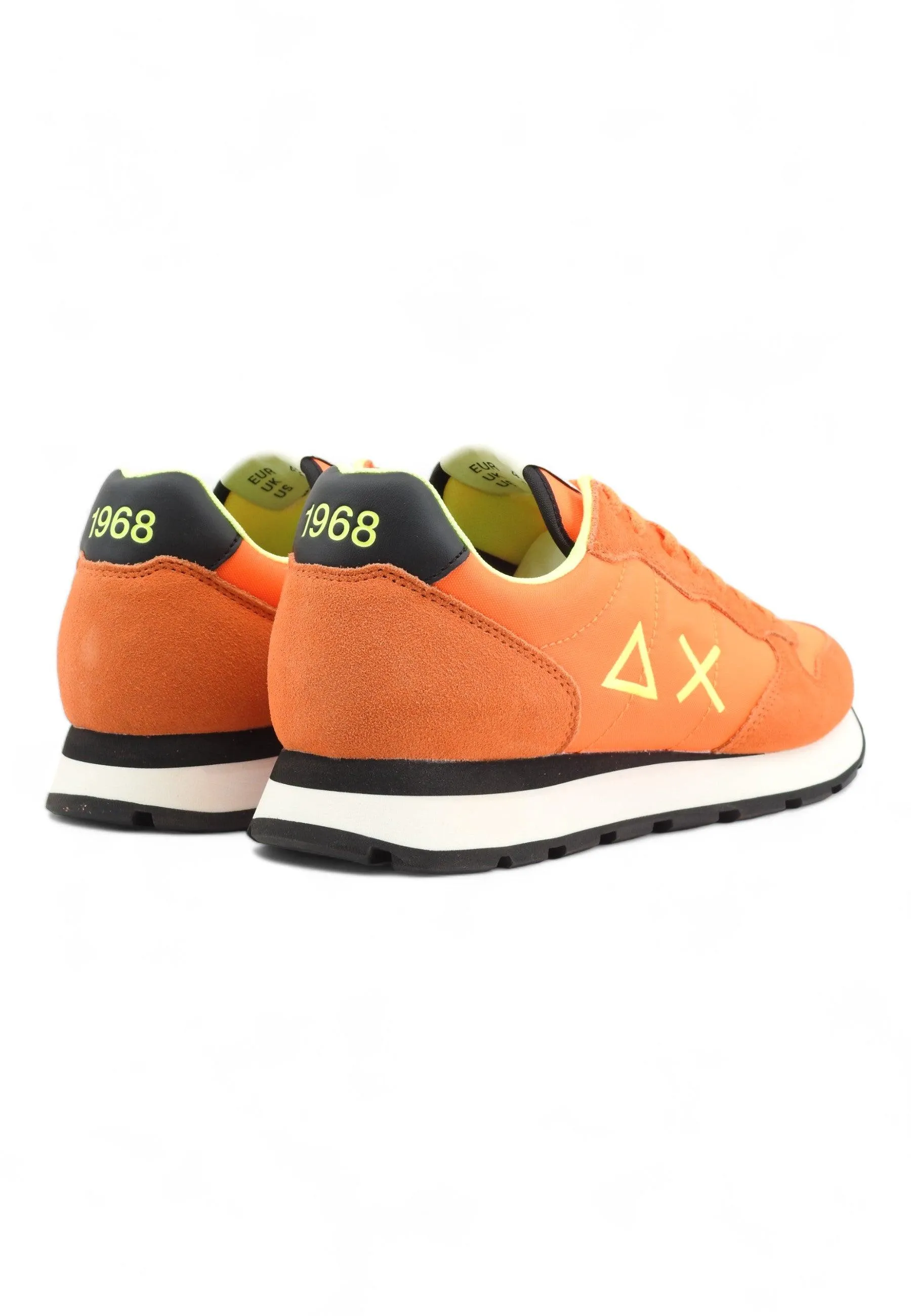 SUN68 Tom Solid Sneaker Uomo Arancio Fluo Z34101