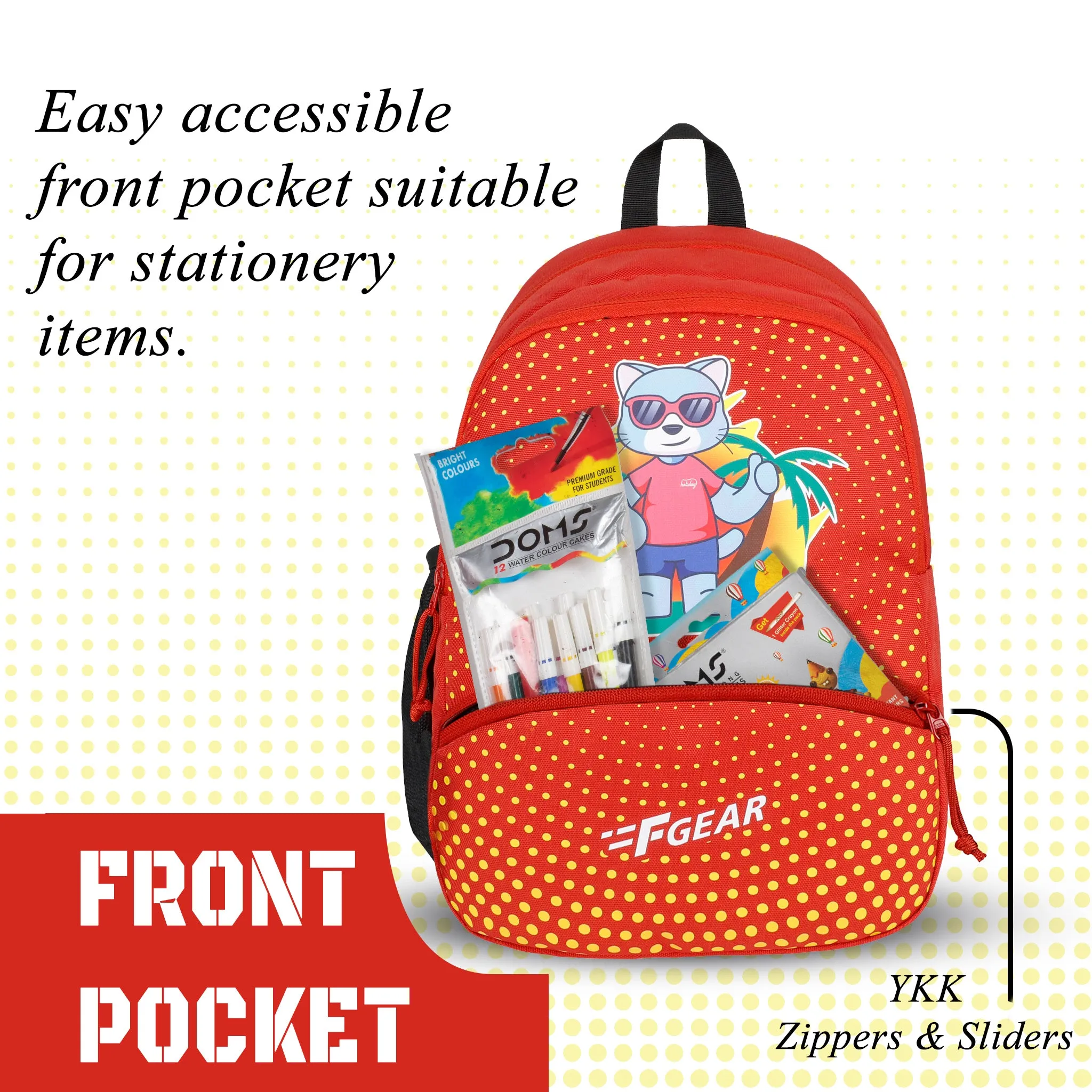 Tom 14L Red Kids Backpack