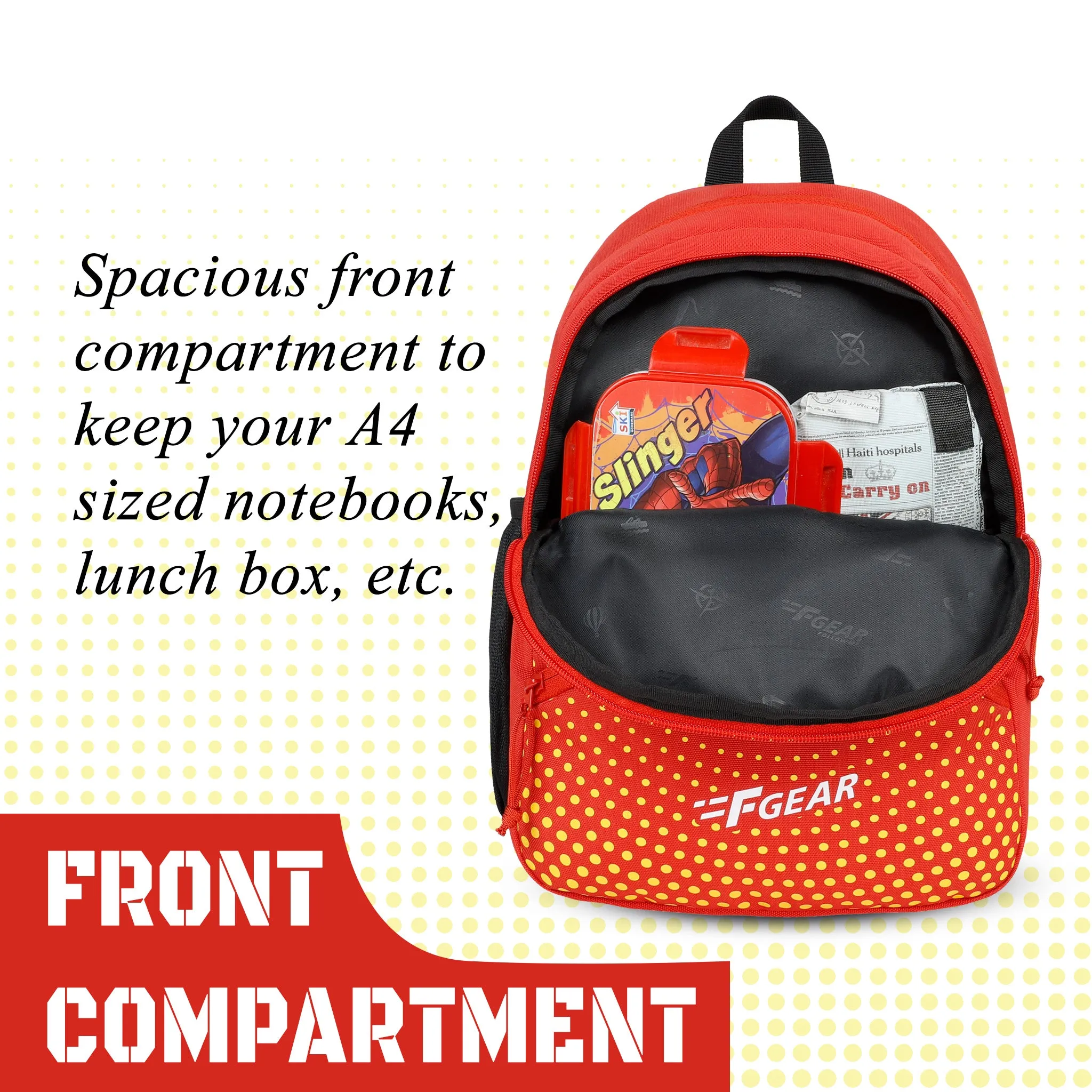 Tom 14L Red Kids Backpack