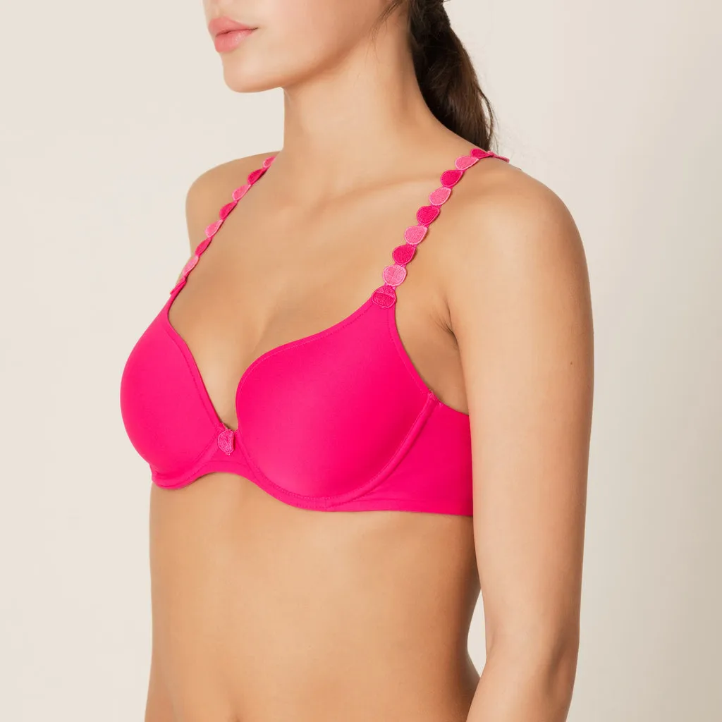 Tom Heart Shape Bra | Electric Pink