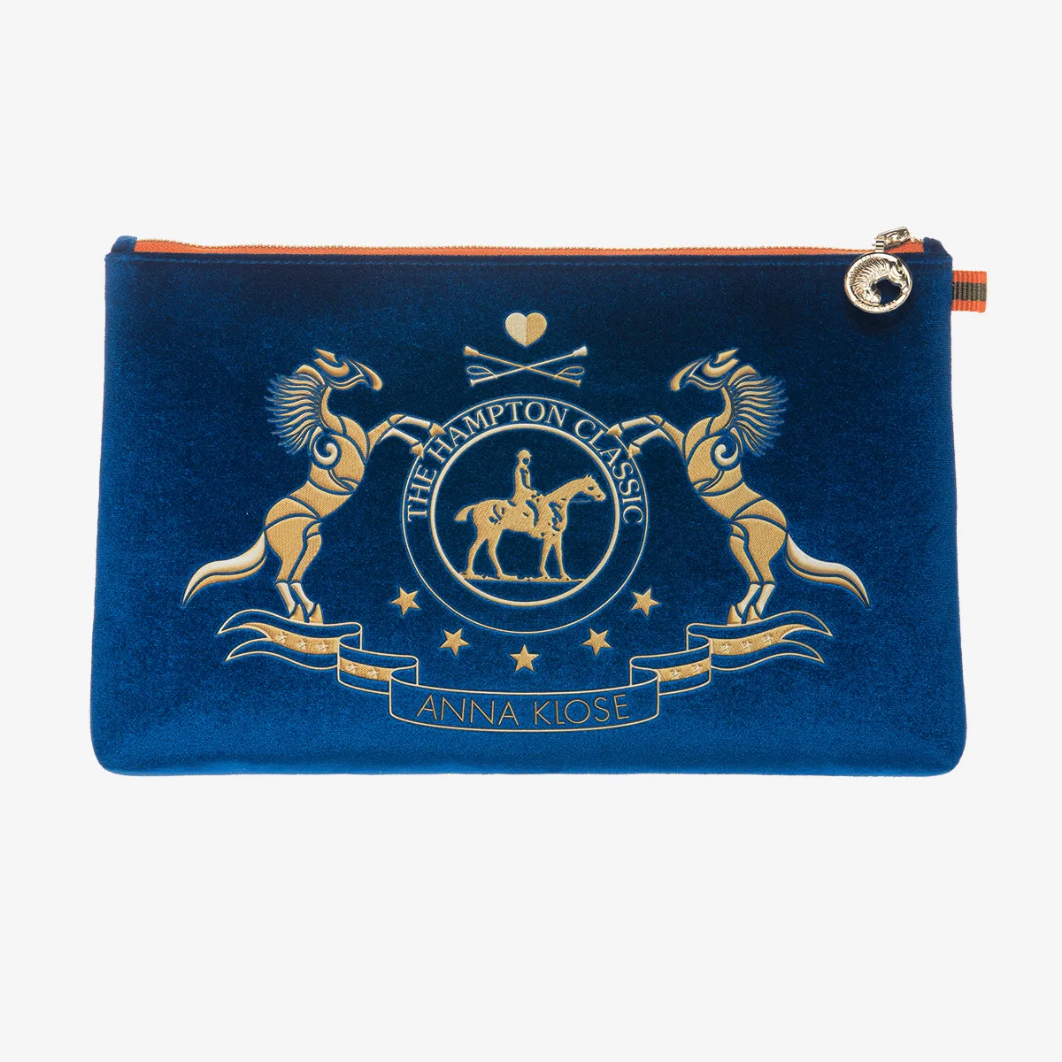 Velvet Clutch "Hamptons Blue" - Hamptons Luxury Line