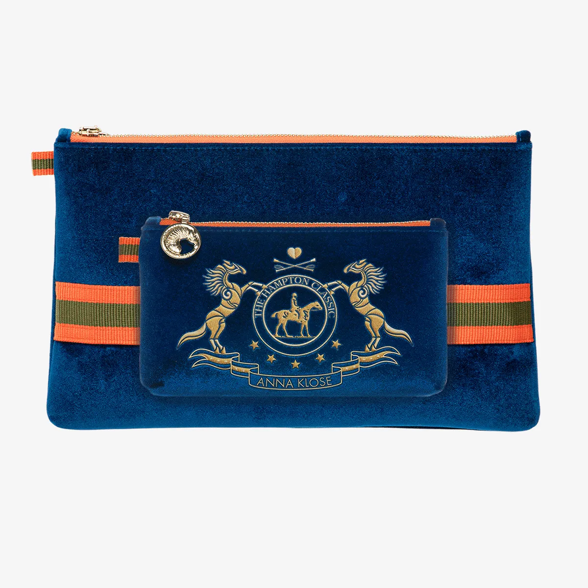 Velvet Clutch "Hamptons Blue" - Hamptons Luxury Line