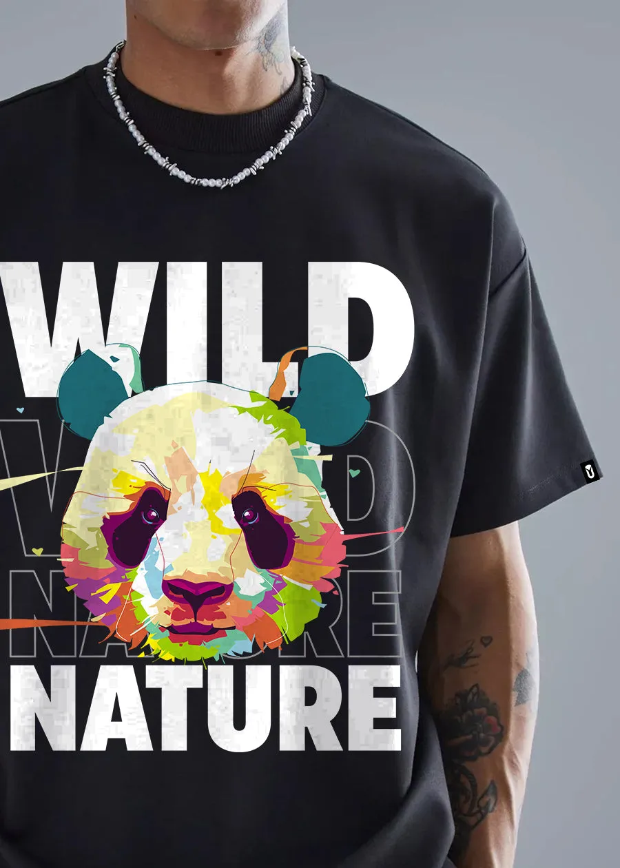 Wild Nature Men Oversized T-Shirt