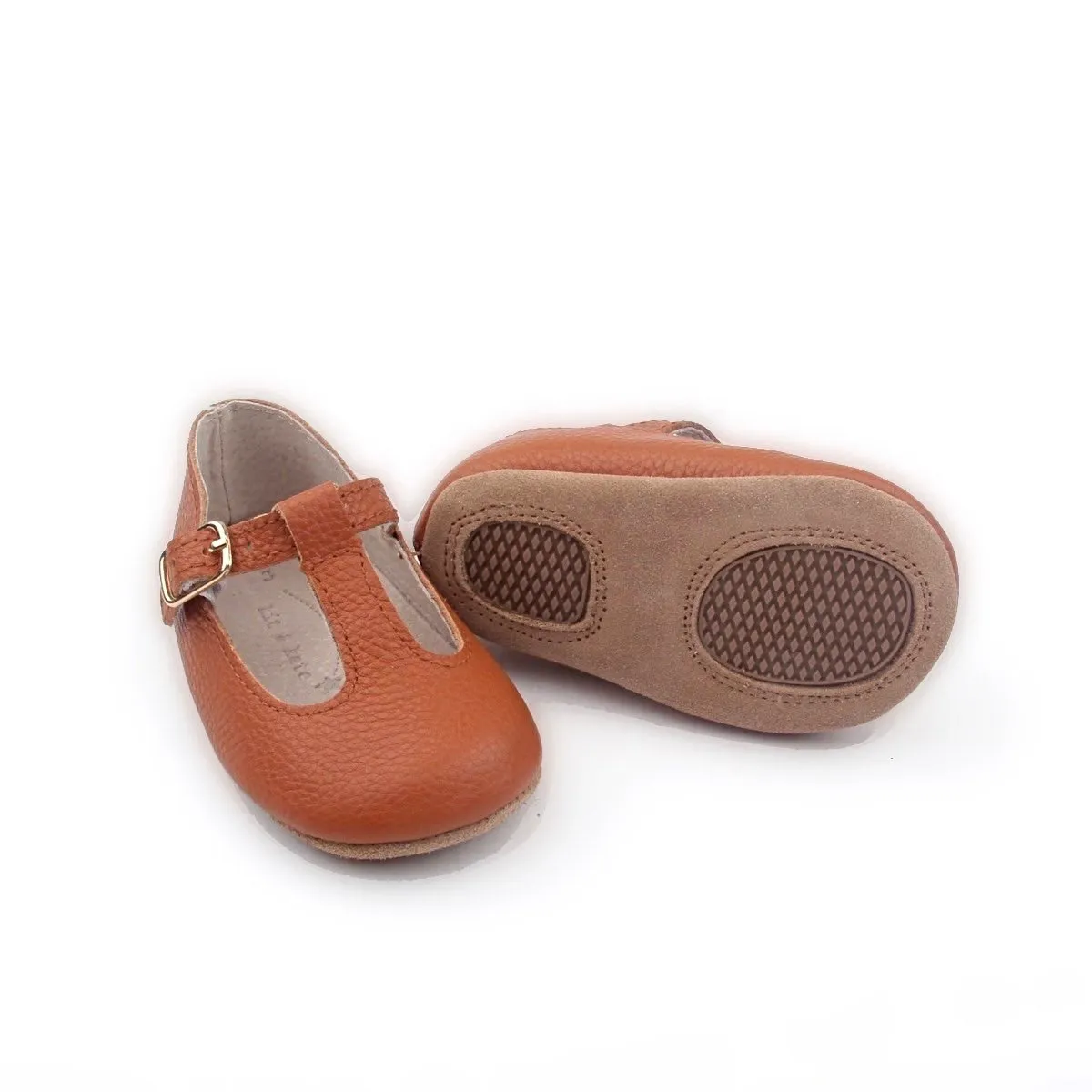 z Baby Toddler Shoes  Paris T-Bar Tan (old)