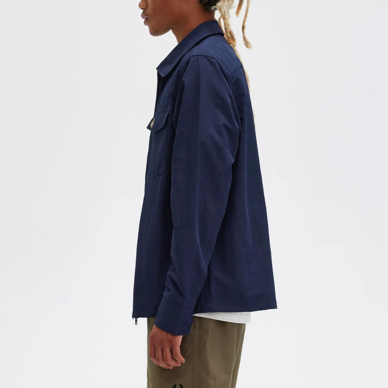 Zip Overshirt - Navy